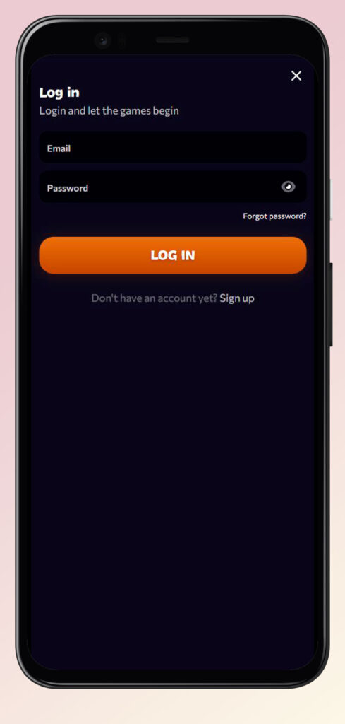 login app afrodita casino